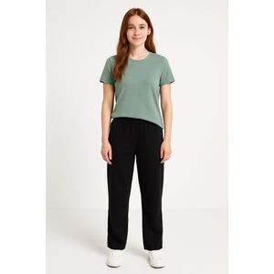 J.Crew Black Wool Blend Trousers Women's Size 2